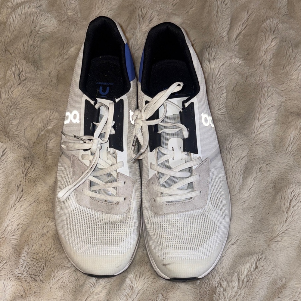 On Running Men's White and Black Sneakers